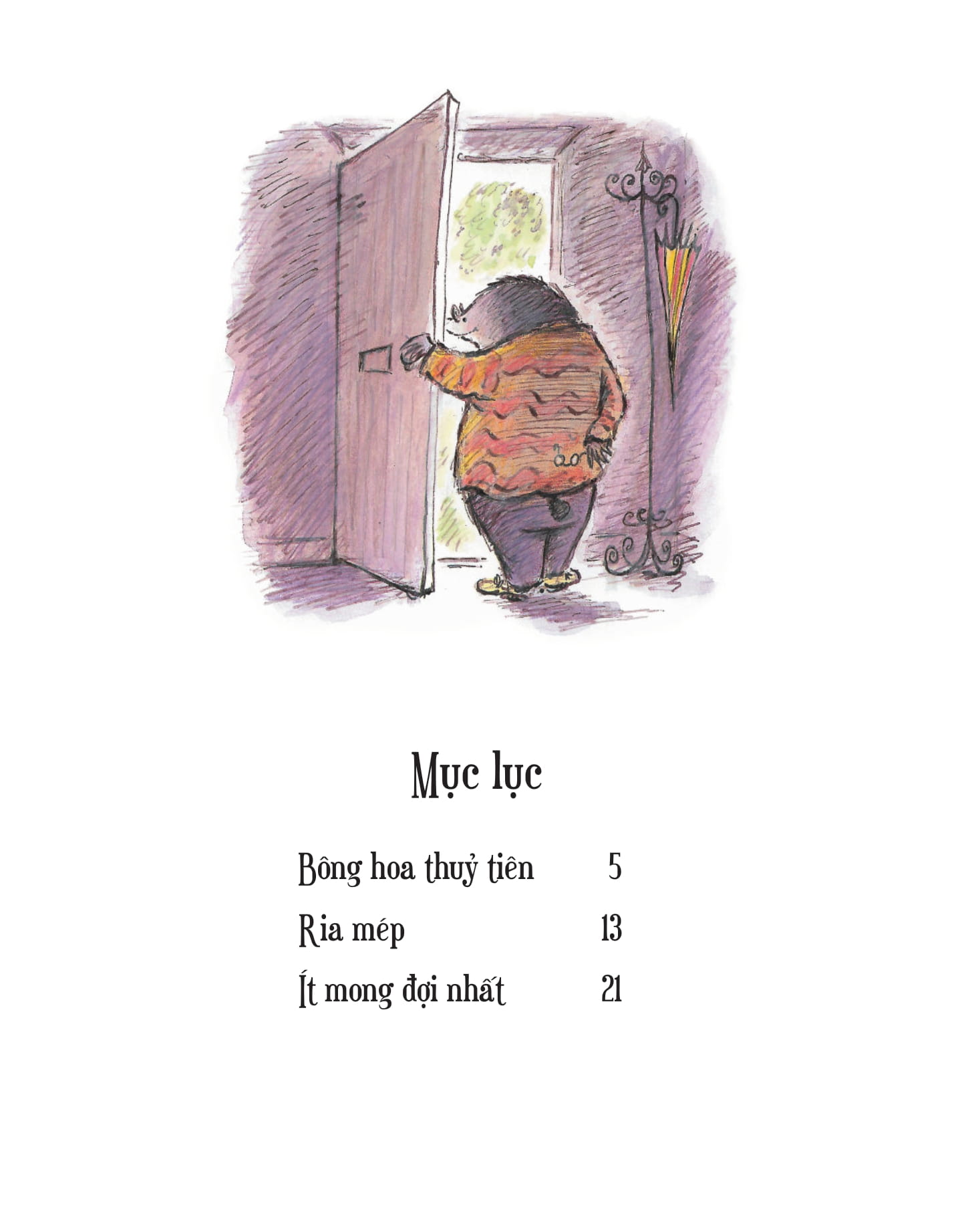 chuột và chũi - bông hoa thuỷ tiên