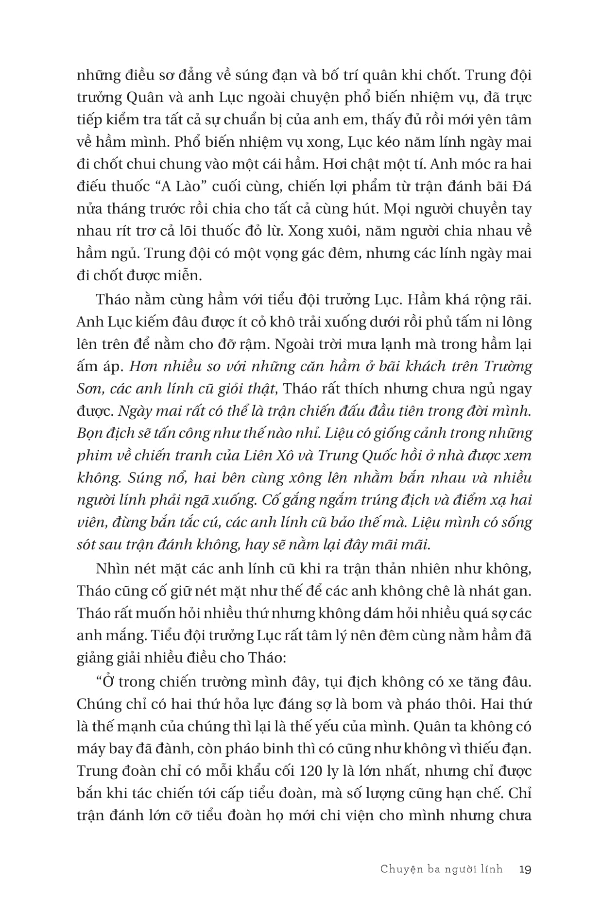 Chuyen Ba Nguoi Linh