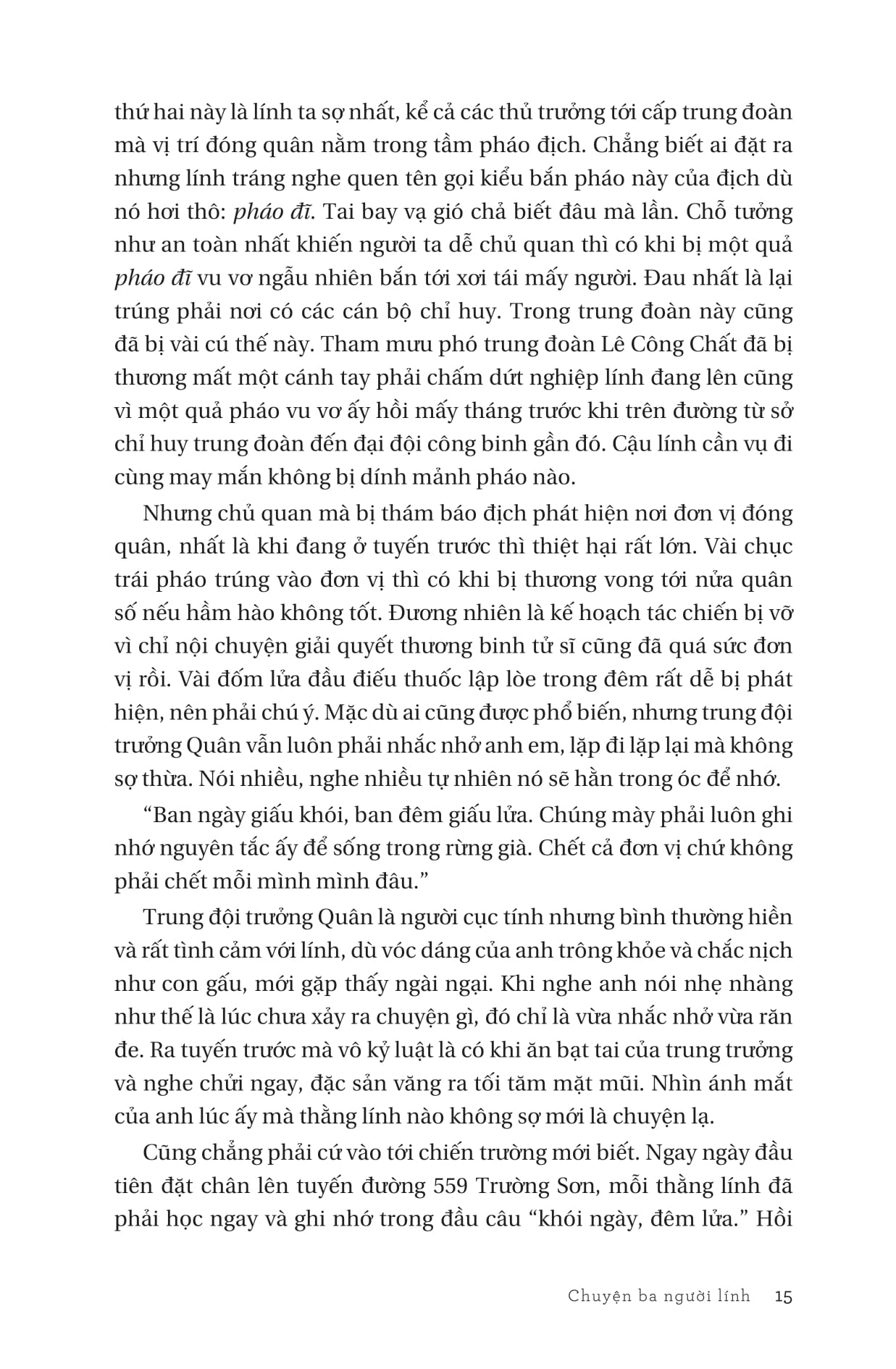 Chuyen Ba Nguoi Linh