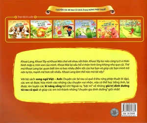 chuyện các bé rau củ quả ở khu rừng phép thuật - bé khoai lang lạc quan, yêu đời (song ngữ việt - anh)