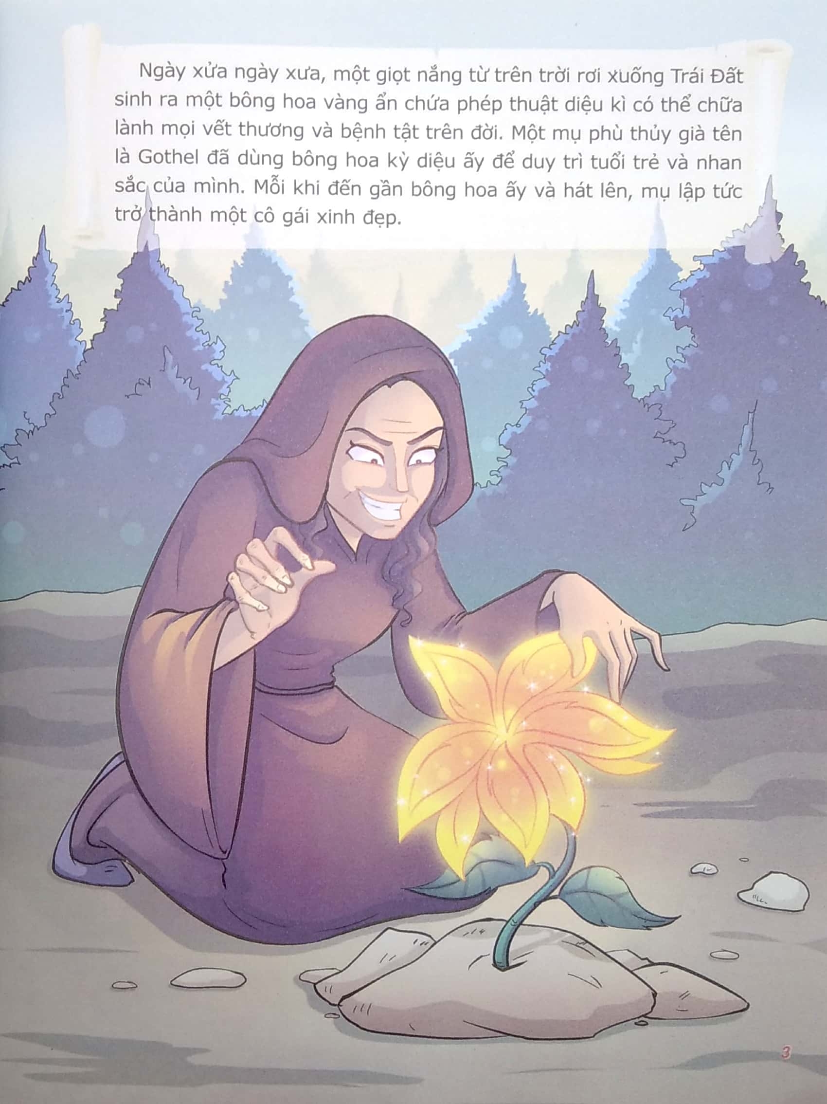 chuyện các nàng công chúa - công chúa tóc mây