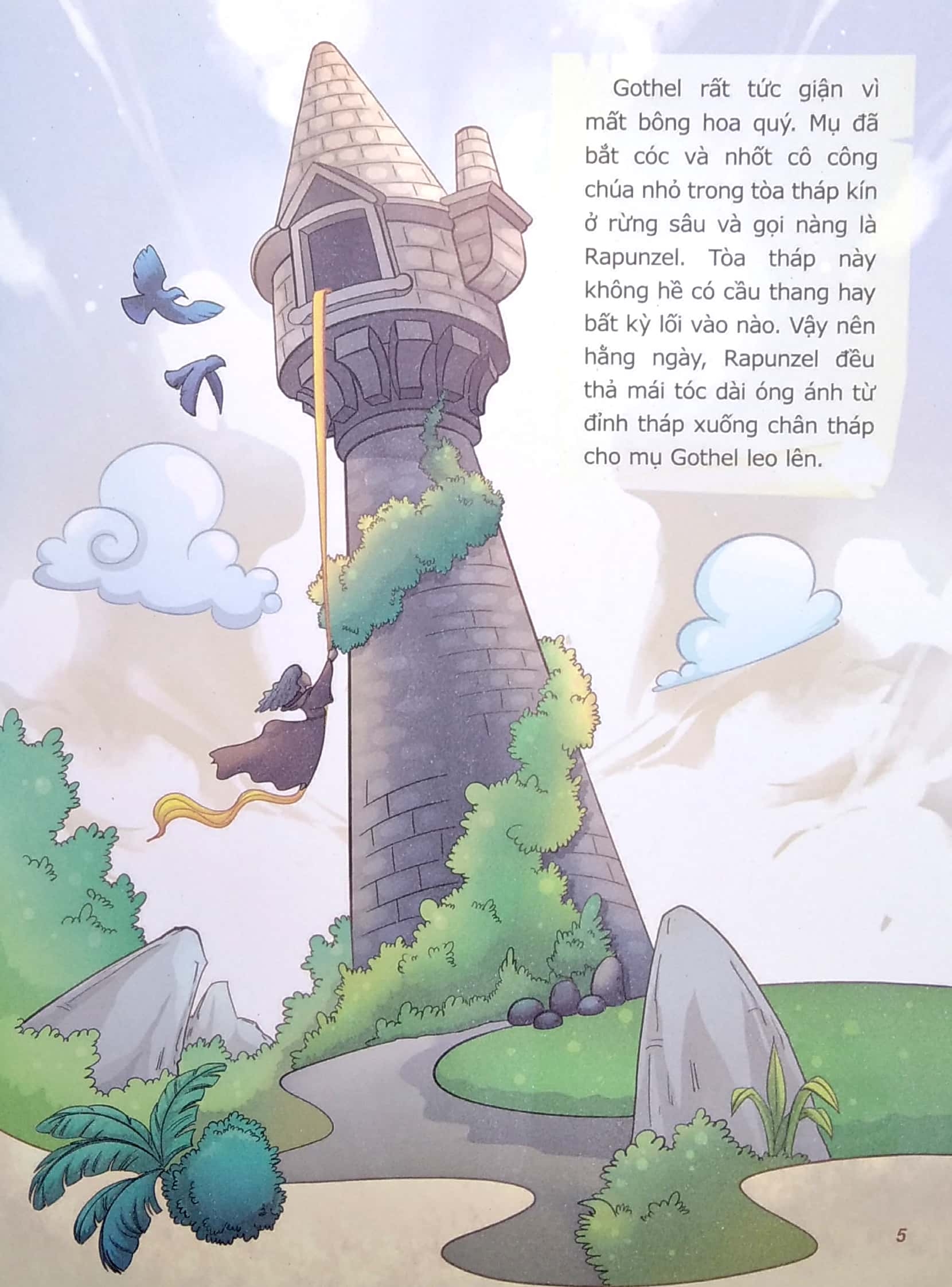 chuyện các nàng công chúa - công chúa tóc mây