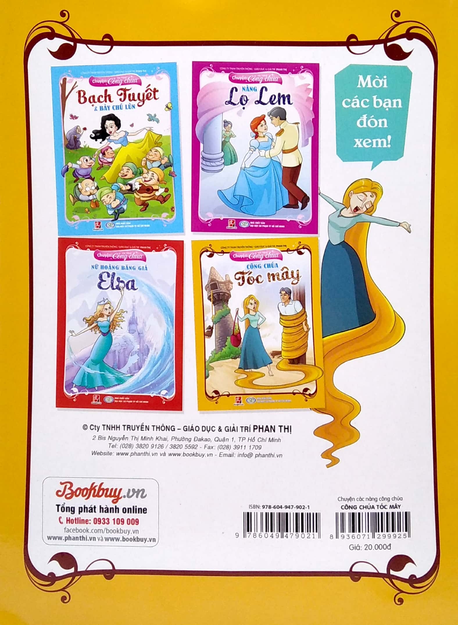 chuyện các nàng công chúa - công chúa tóc mây