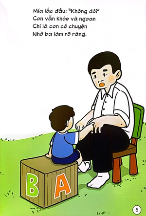 chuyện cha con - con khóc cũng được, ba nhỉ?