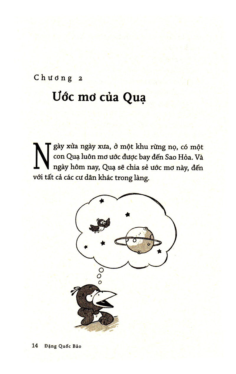 chuyện con quạ muốn bay đến sao hỏa