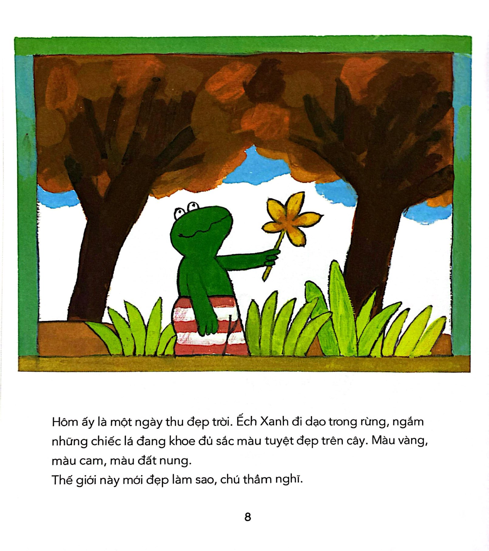 chuyện của ếch xanh - ếch xanh có bạn mới