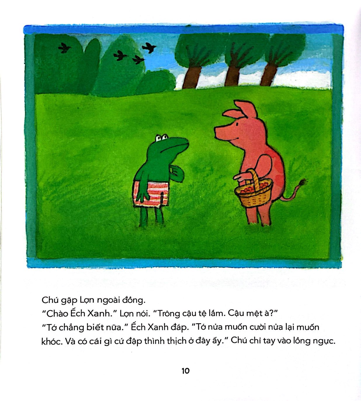 chuyện của ếch xanh - ếch xanh đang yêu