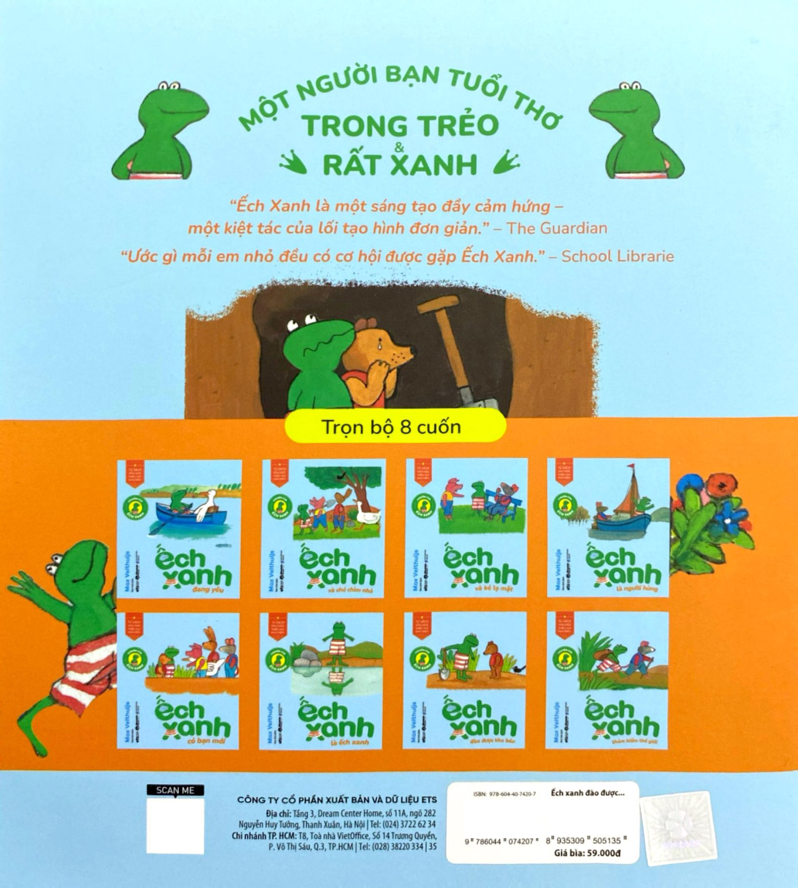 chuyện của ếch xanh - ếch xanh đào được kho báu