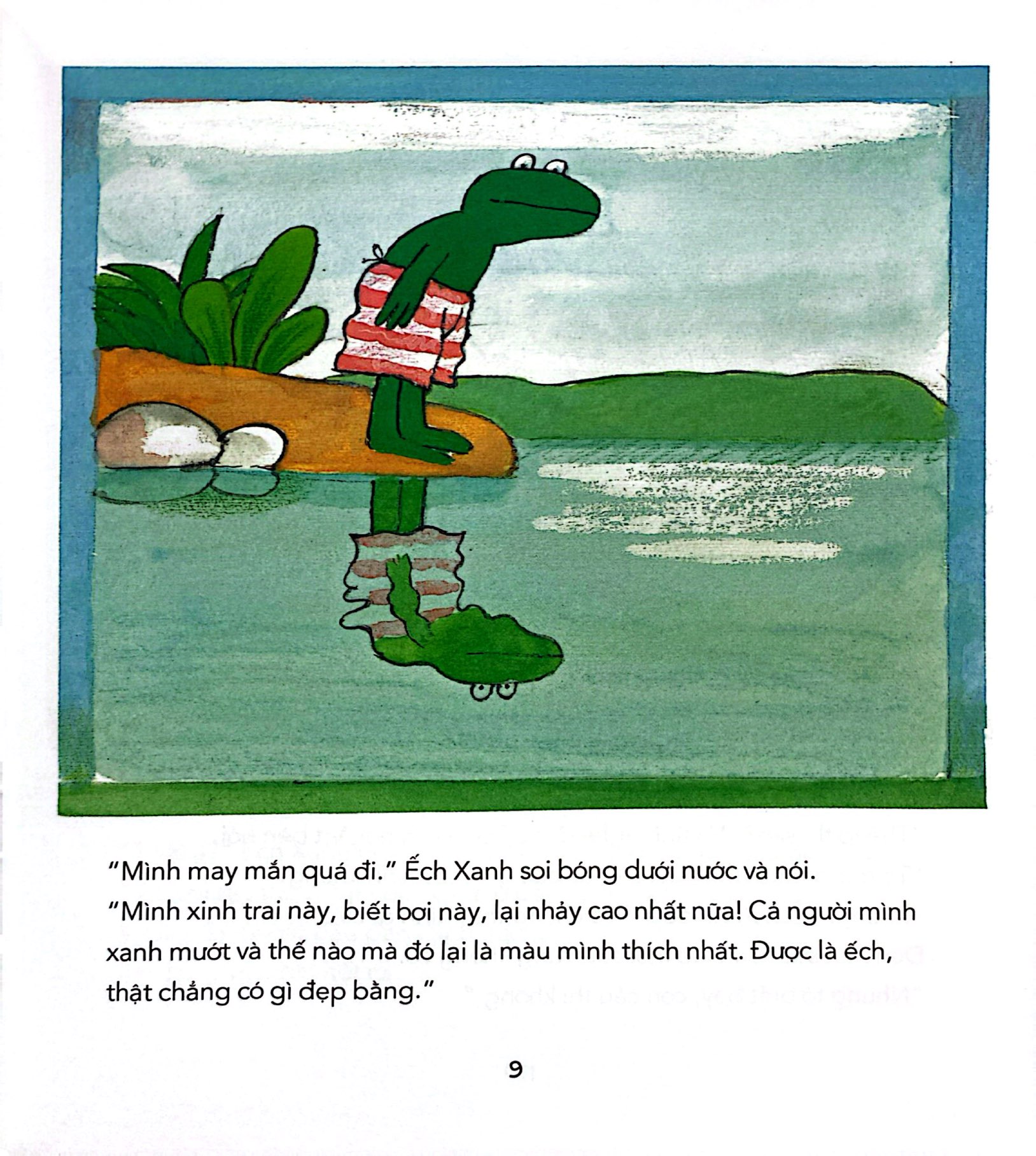 chuyện của ếch xanh - ếch xanh là ếch xanh
