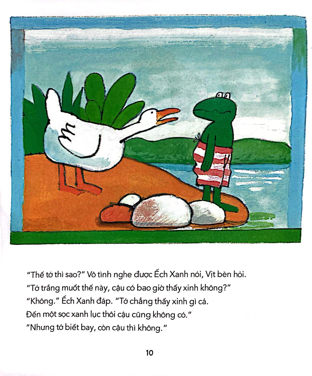 chuyện của ếch xanh - ếch xanh là ếch xanh