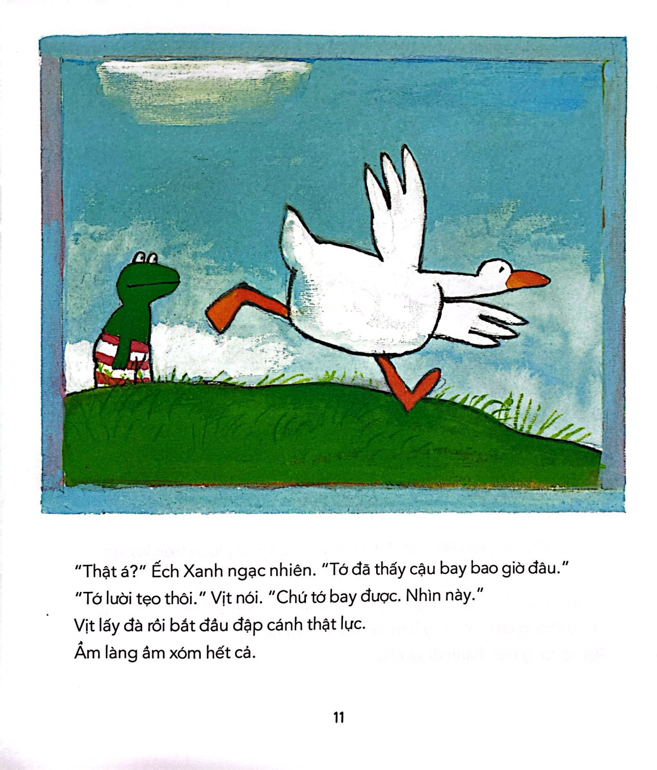 chuyện của ếch xanh - ếch xanh là ếch xanh