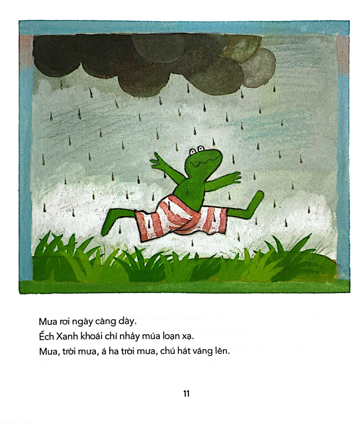 chuyện của ếch xanh - ếch xanh là người hùng