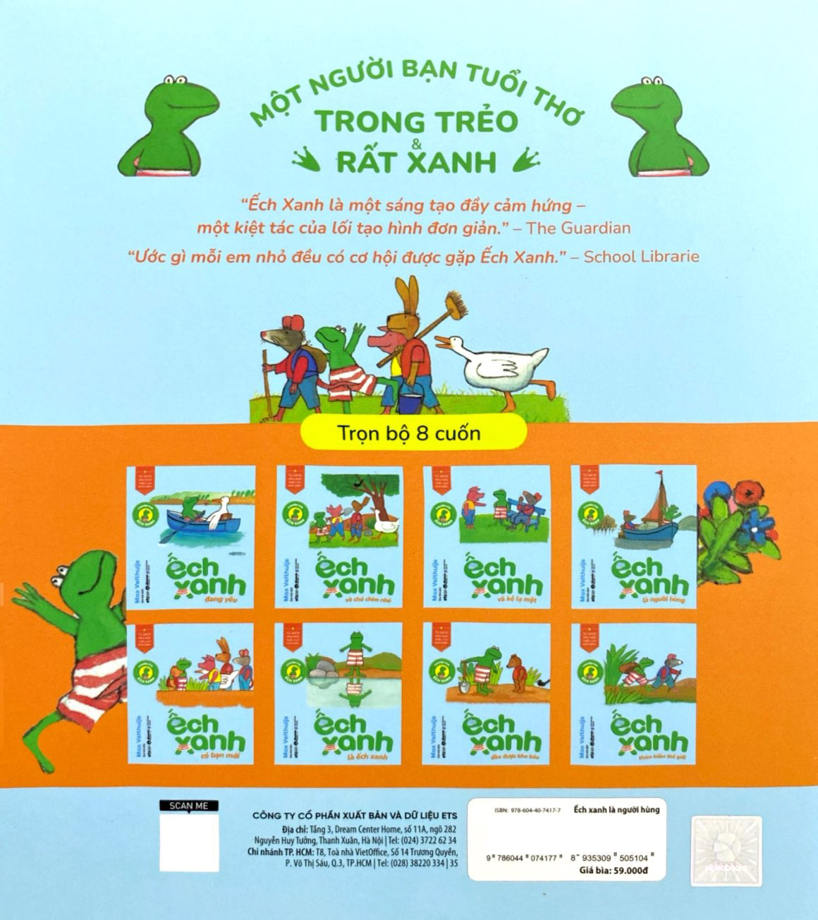 chuyện của ếch xanh - ếch xanh là người hùng