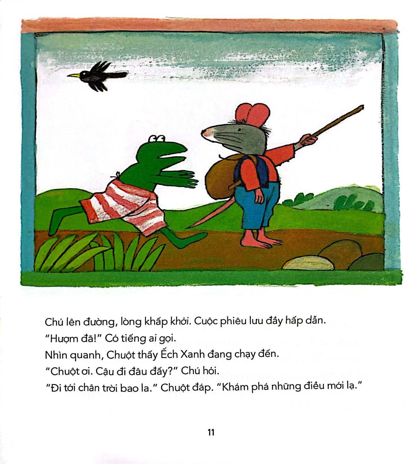 chuyện của ếch xanh - ếch xanh thám hiểm thế giới