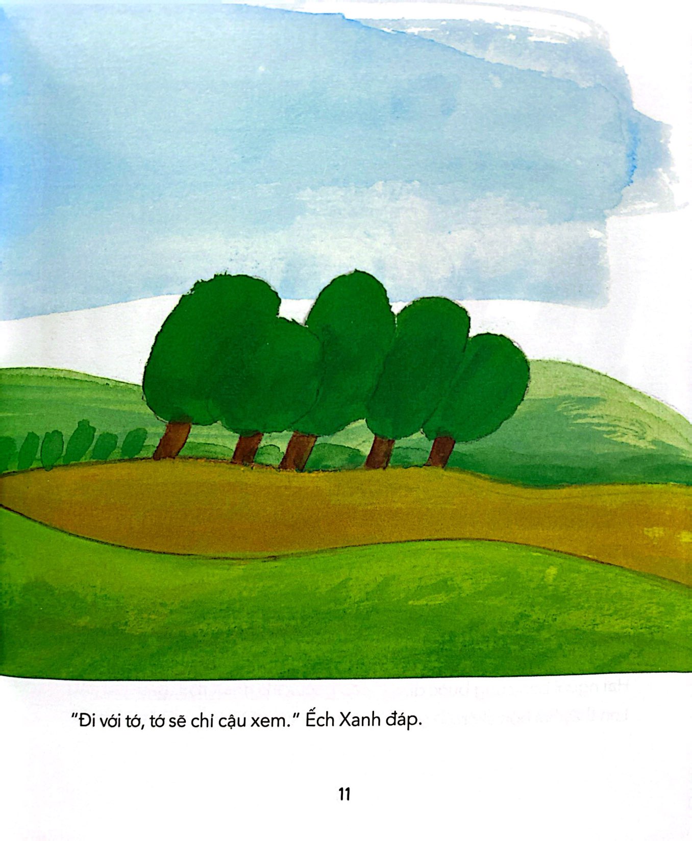 chuyện của ếch xanh - ếch xanh và chú chim nhỏ