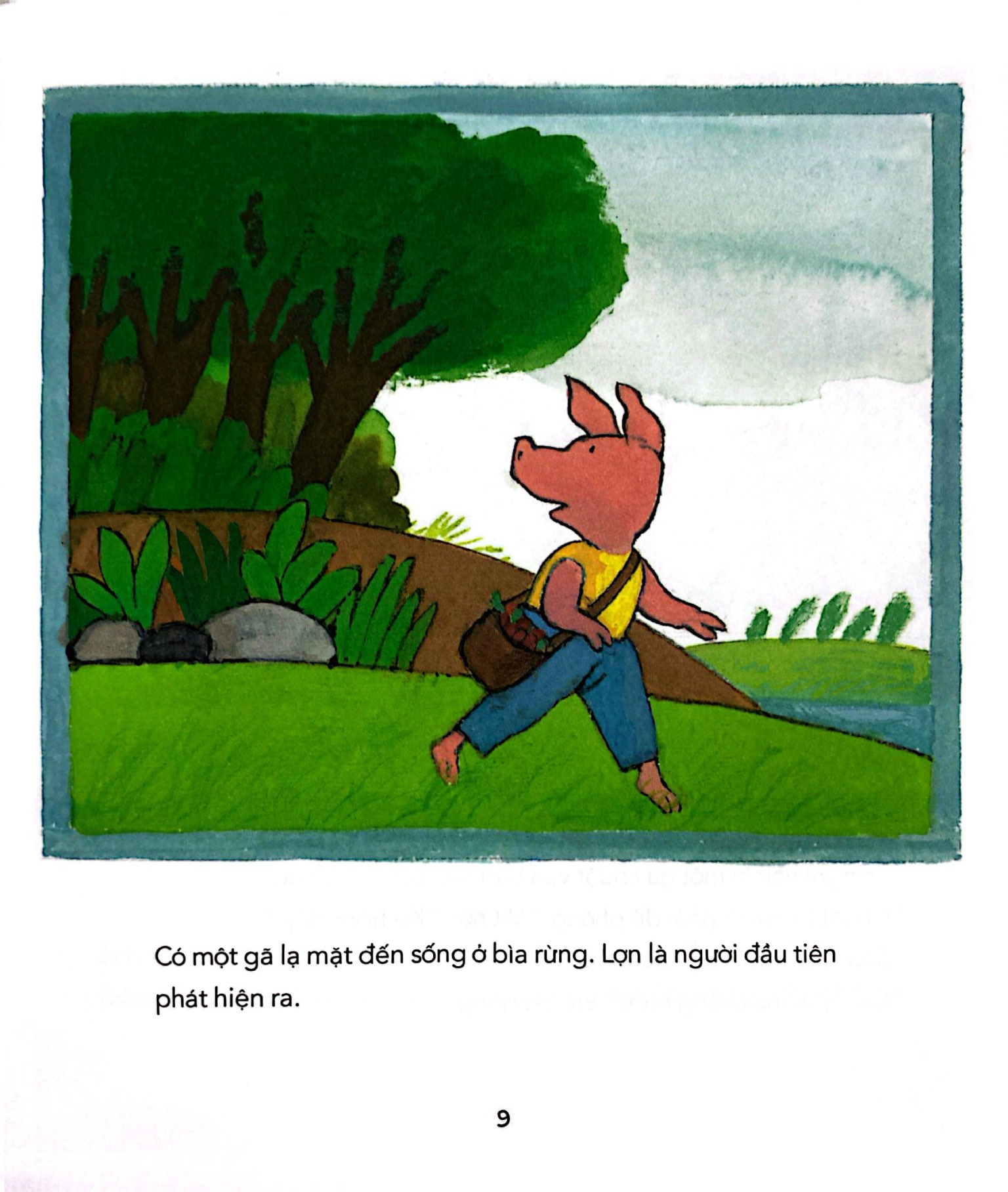 chuyện của ếch xanh - ếch xanh và kẻ lạ mặt