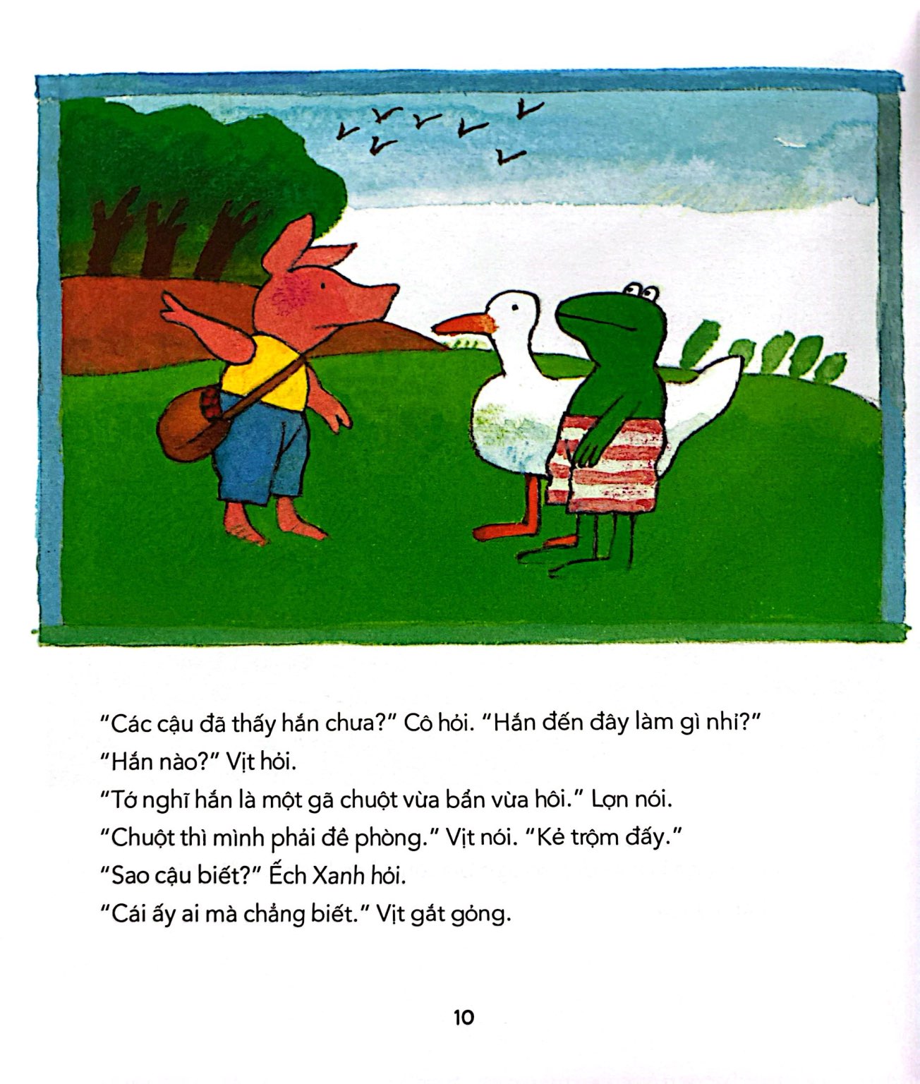 chuyện của ếch xanh - ếch xanh và kẻ lạ mặt