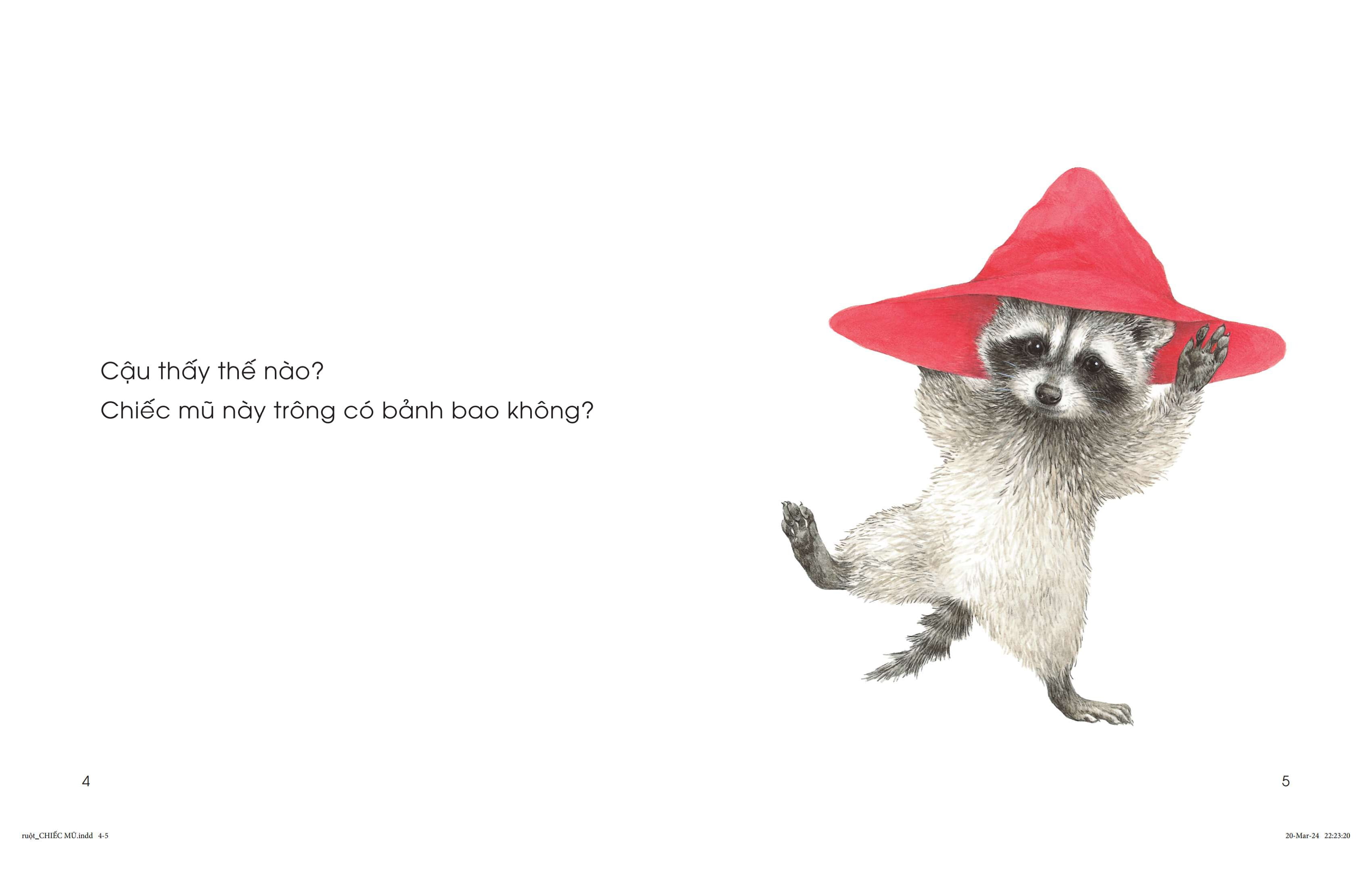 chuyện của gấu mèo - chiếc mũ