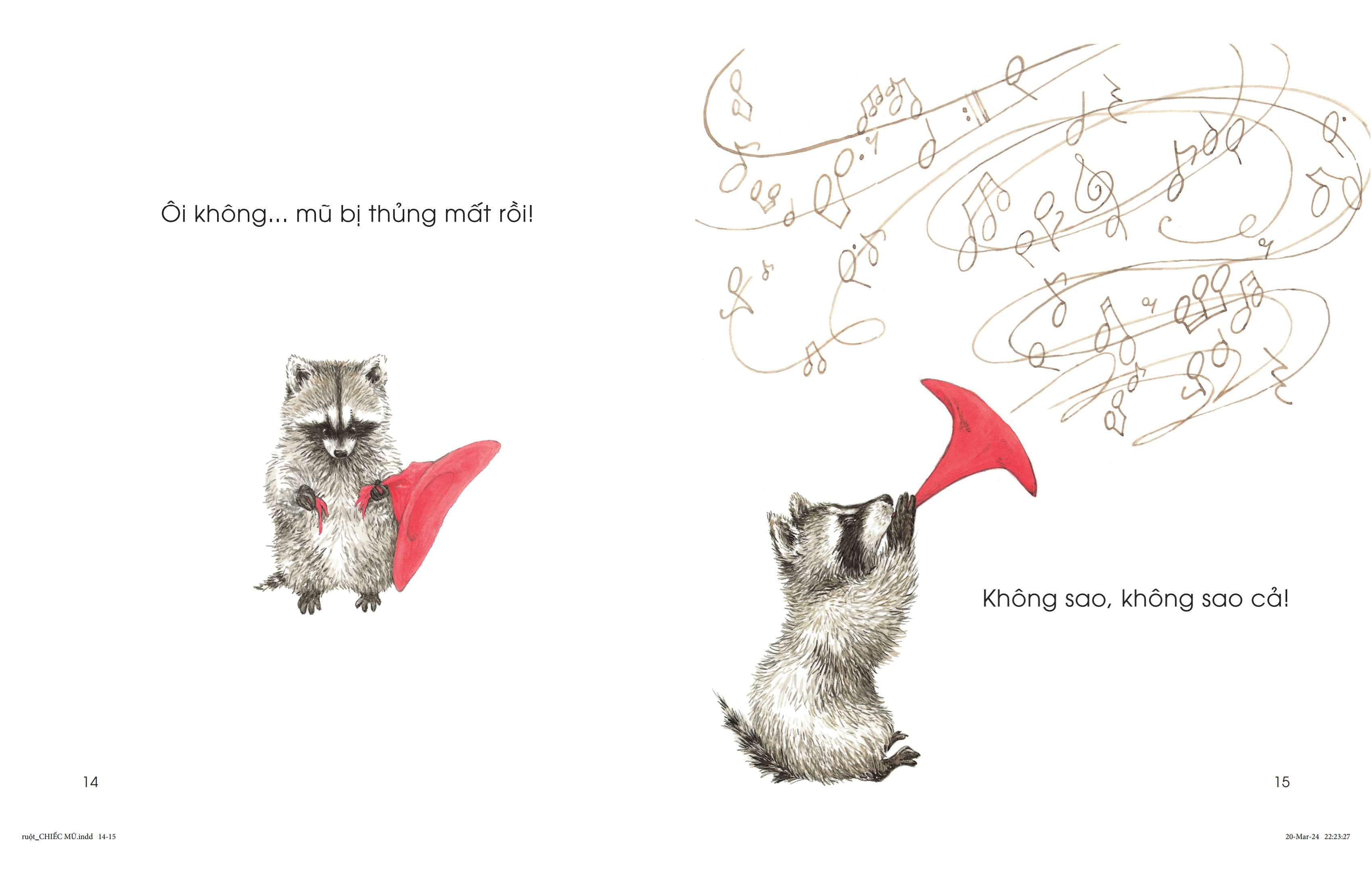 chuyện của gấu mèo - chiếc mũ