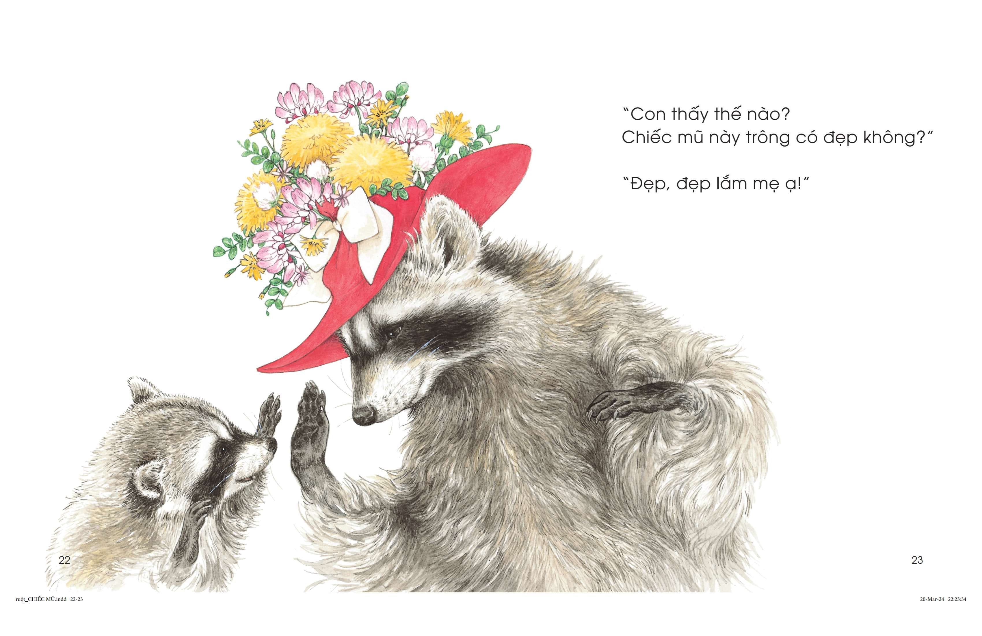 chuyện của gấu mèo - chiếc mũ