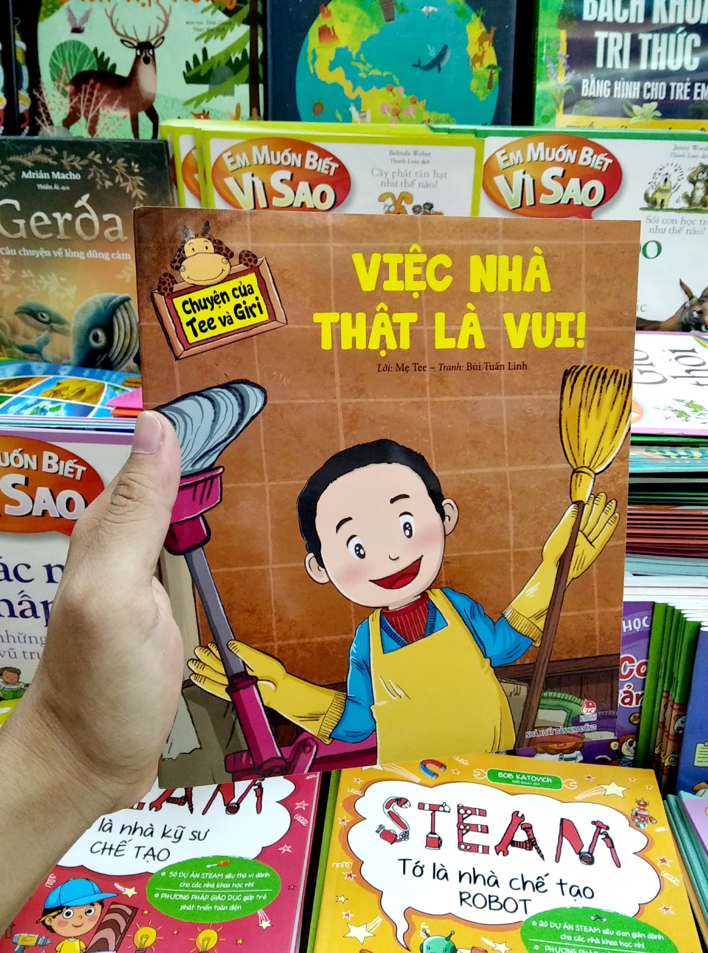 chuyện của tee và giri - việc nhà thật là vui!