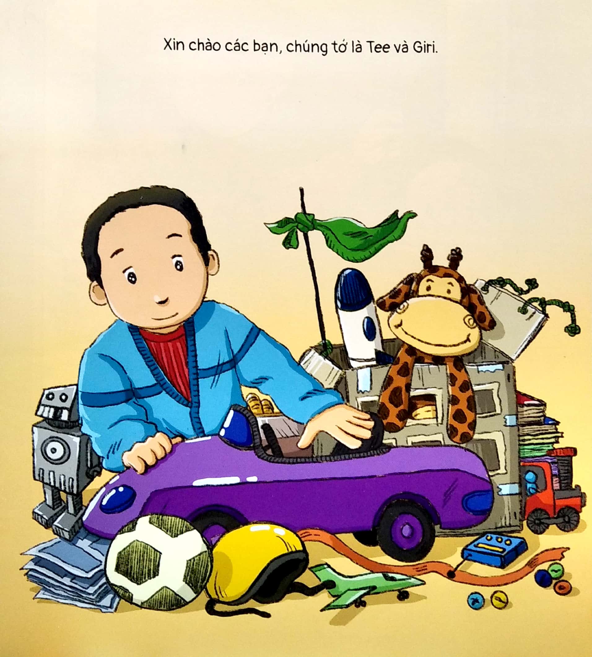 chuyện của tee và giri - việc nhà thật là vui!