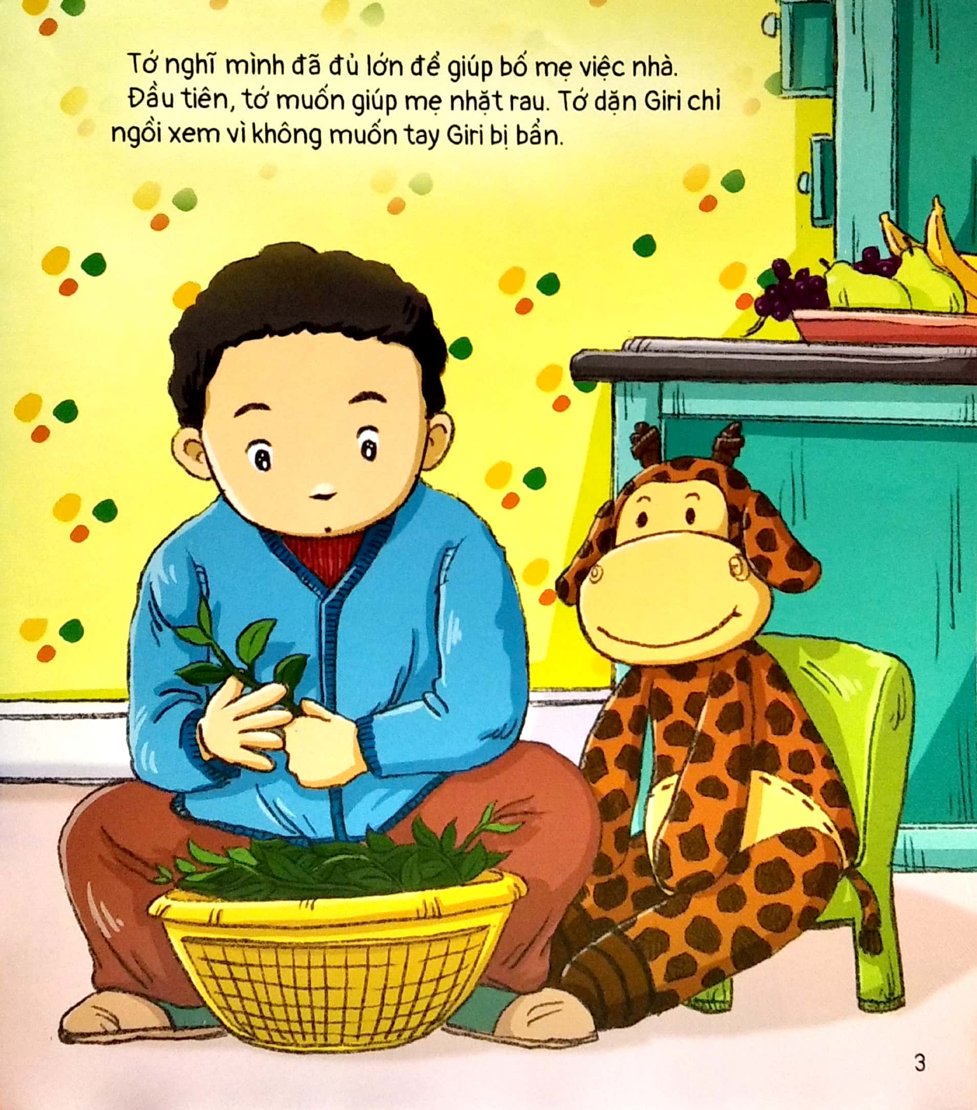 chuyện của tee và giri - việc nhà thật là vui!