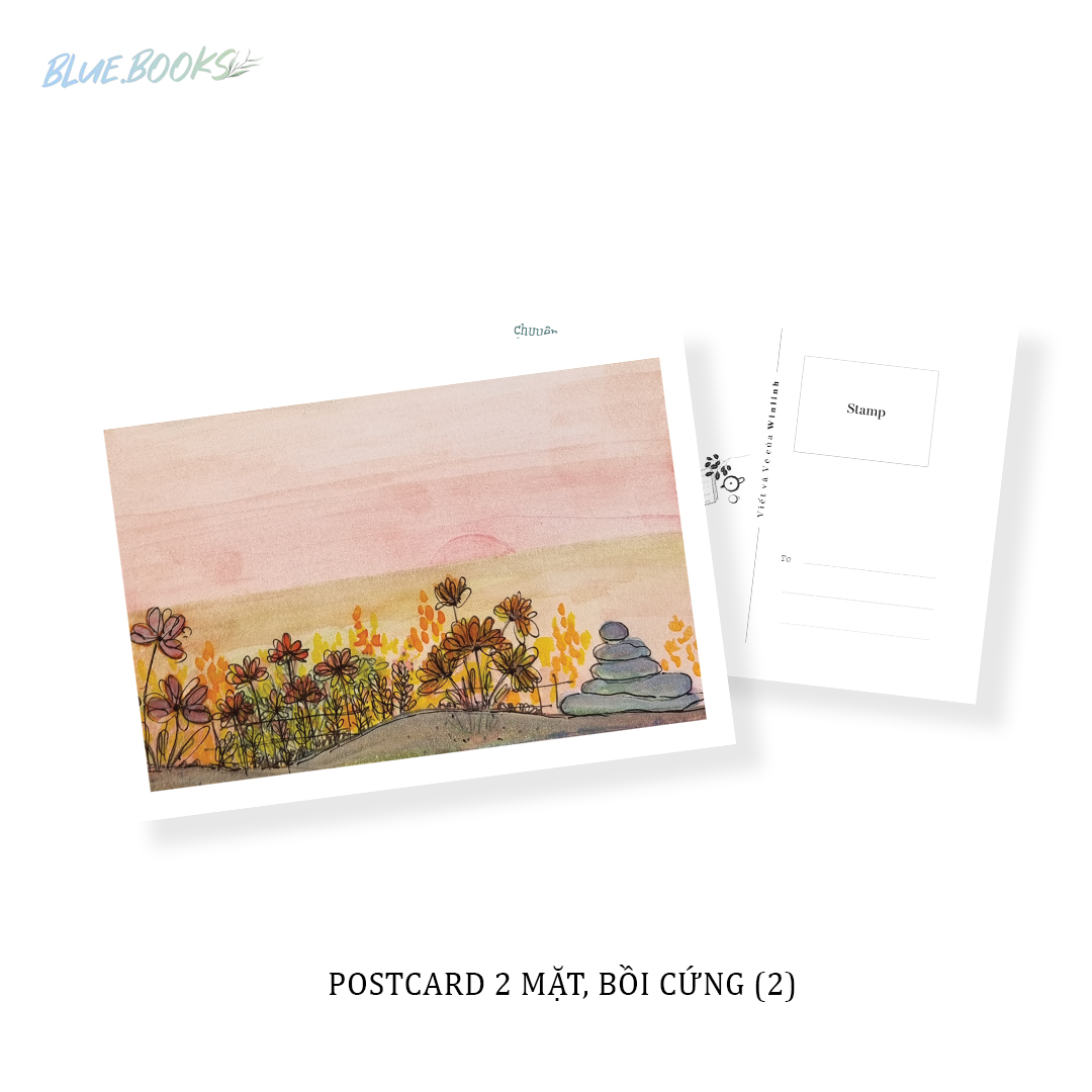 chuyện đã cũ cứ thong dong mà cũ - tặng kèm 1 bookmark 2 mặt bồi cứng + 3 postcard 2 mặt bồi cứng