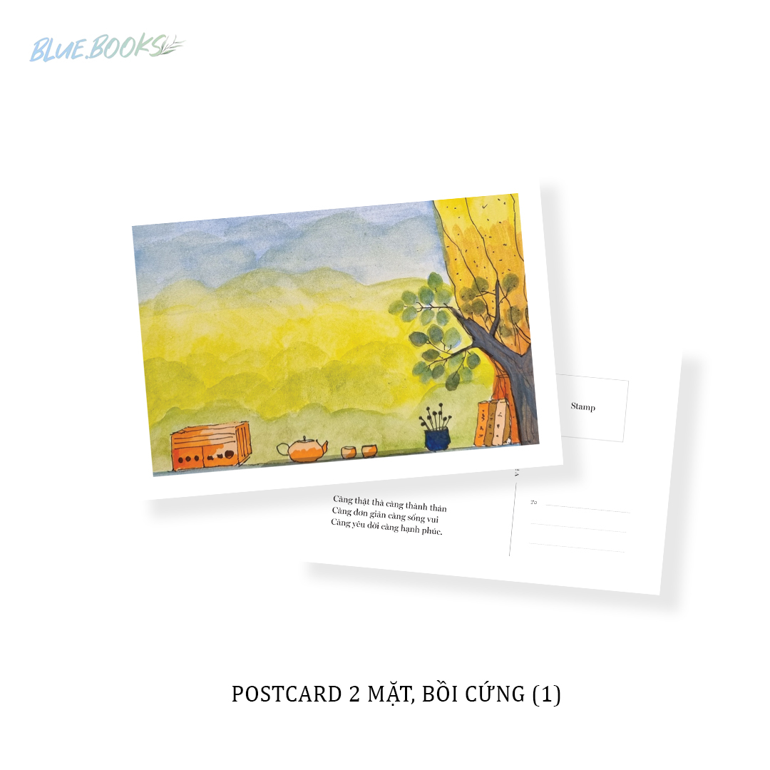 chuyện đã cũ cứ thong dong mà cũ - tặng kèm 1 bookmark 2 mặt bồi cứng + 3 postcard 2 mặt bồi cứng