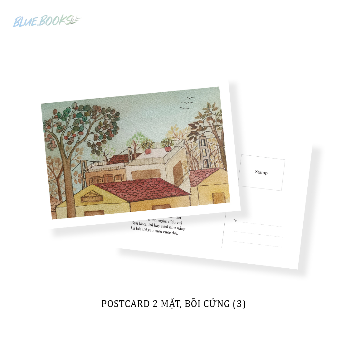 chuyện đã cũ cứ thong dong mà cũ - tặng kèm 1 bookmark 2 mặt bồi cứng + 3 postcard 2 mặt bồi cứng