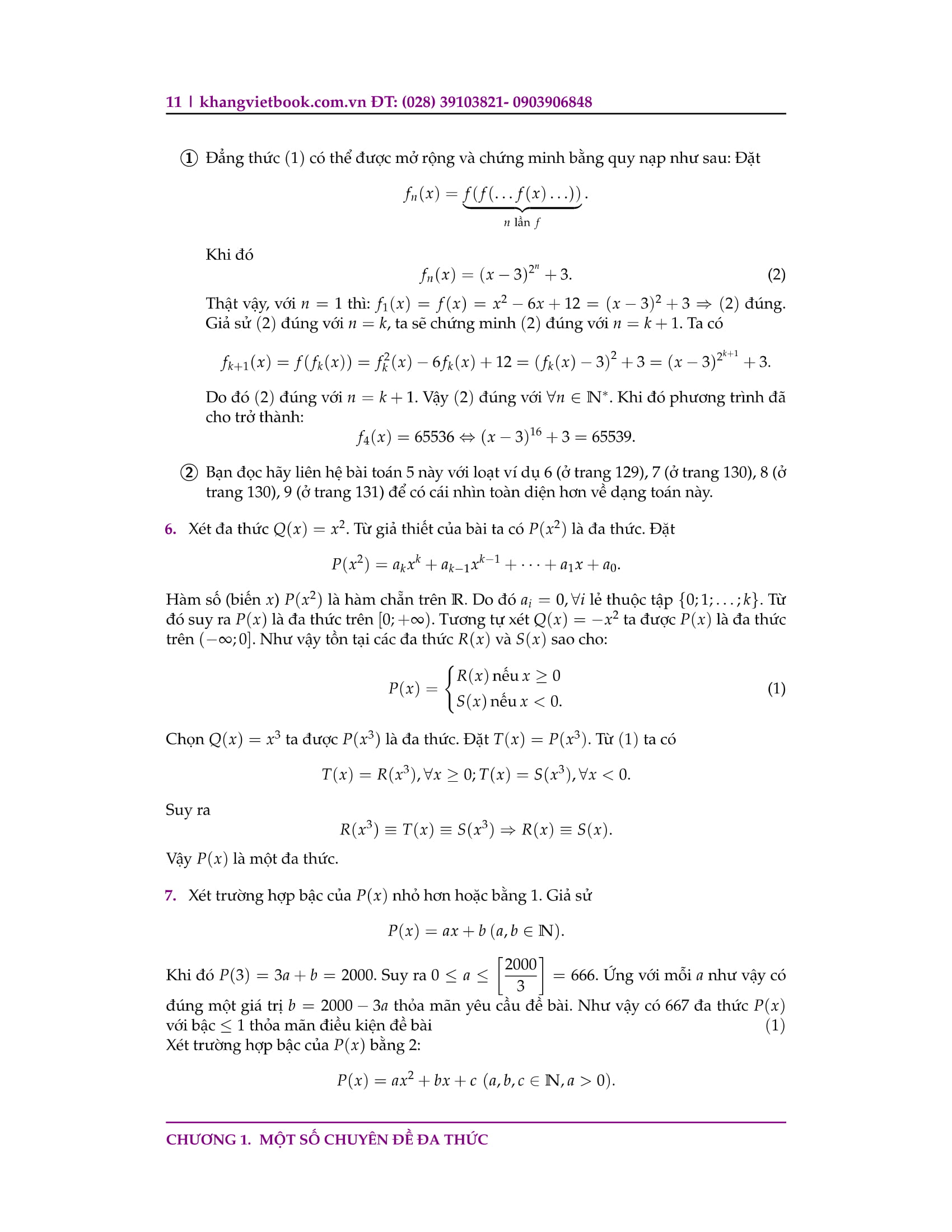 chuyên đề bồi dưỡng học sinh giỏi đa thức