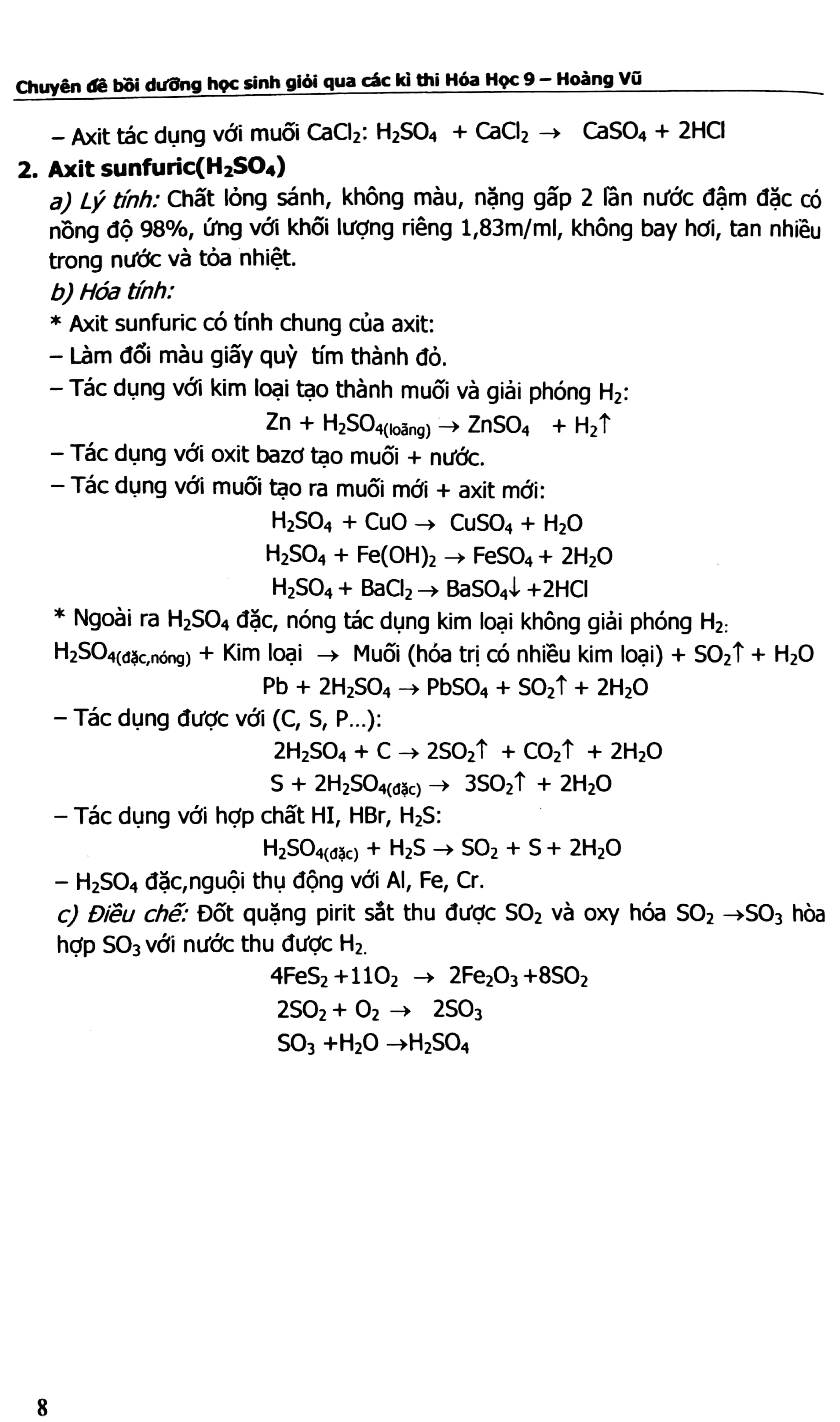 chuyên đề bồi dưỡng học sinh giỏi qua các kì thi hóa học 9 (2017)