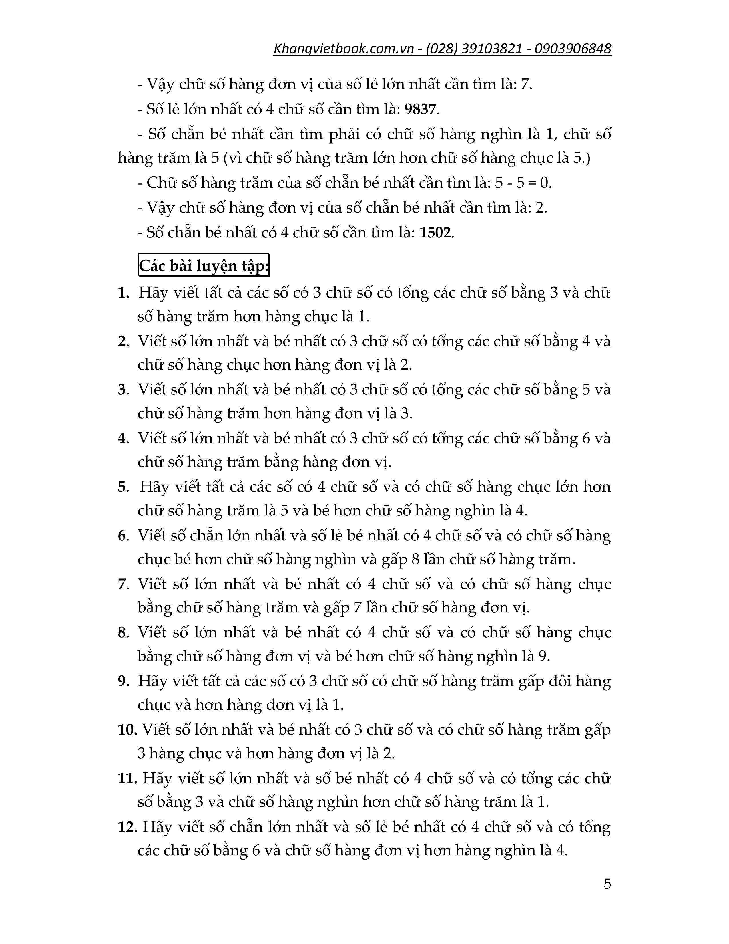 chuyên đề bồi dưỡng học sinh giỏi toán 3