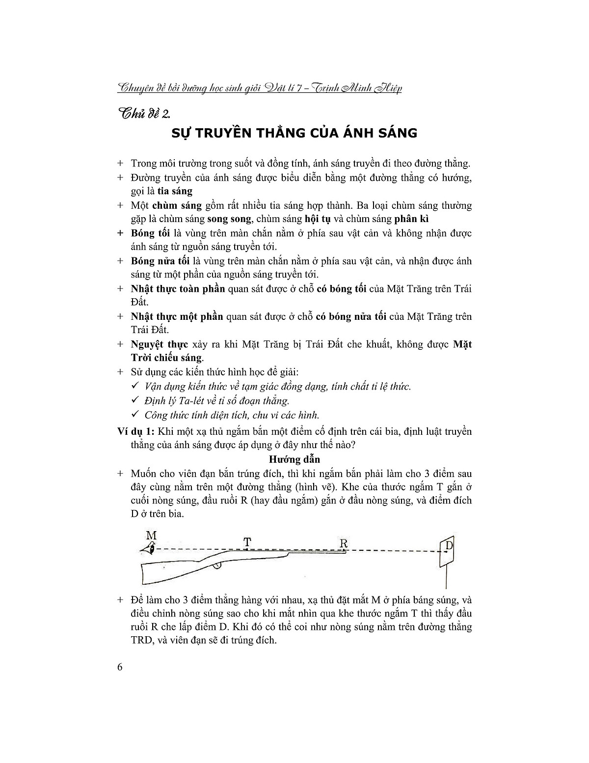 chuyên đề bồi dưỡng học sinh giỏi vật lý 7