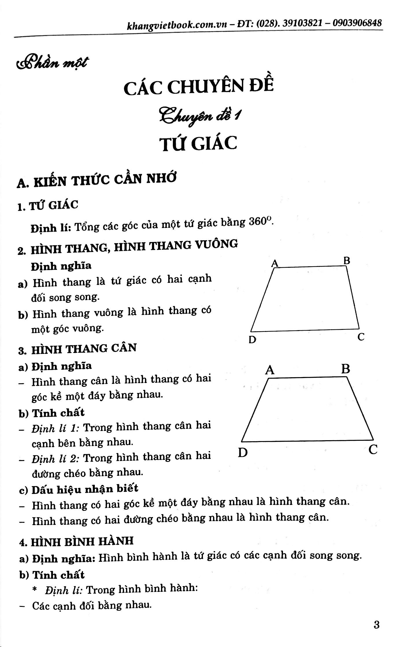 chuyên đề bồi dưỡng học sinh khá giỏi toán thcs phần hình học