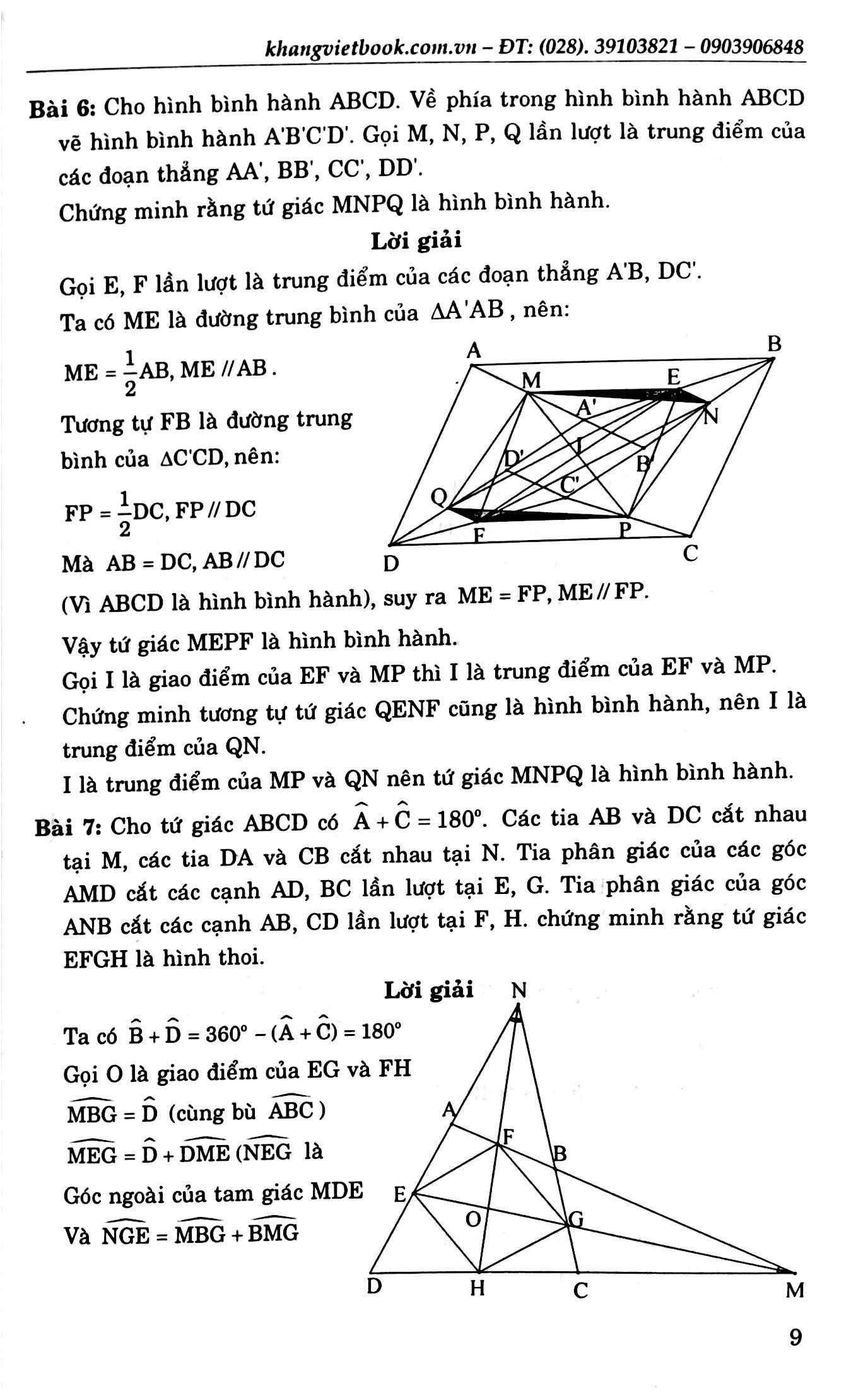 chuyên đề bồi dưỡng học sinh khá giỏi toán thcs phần hình học