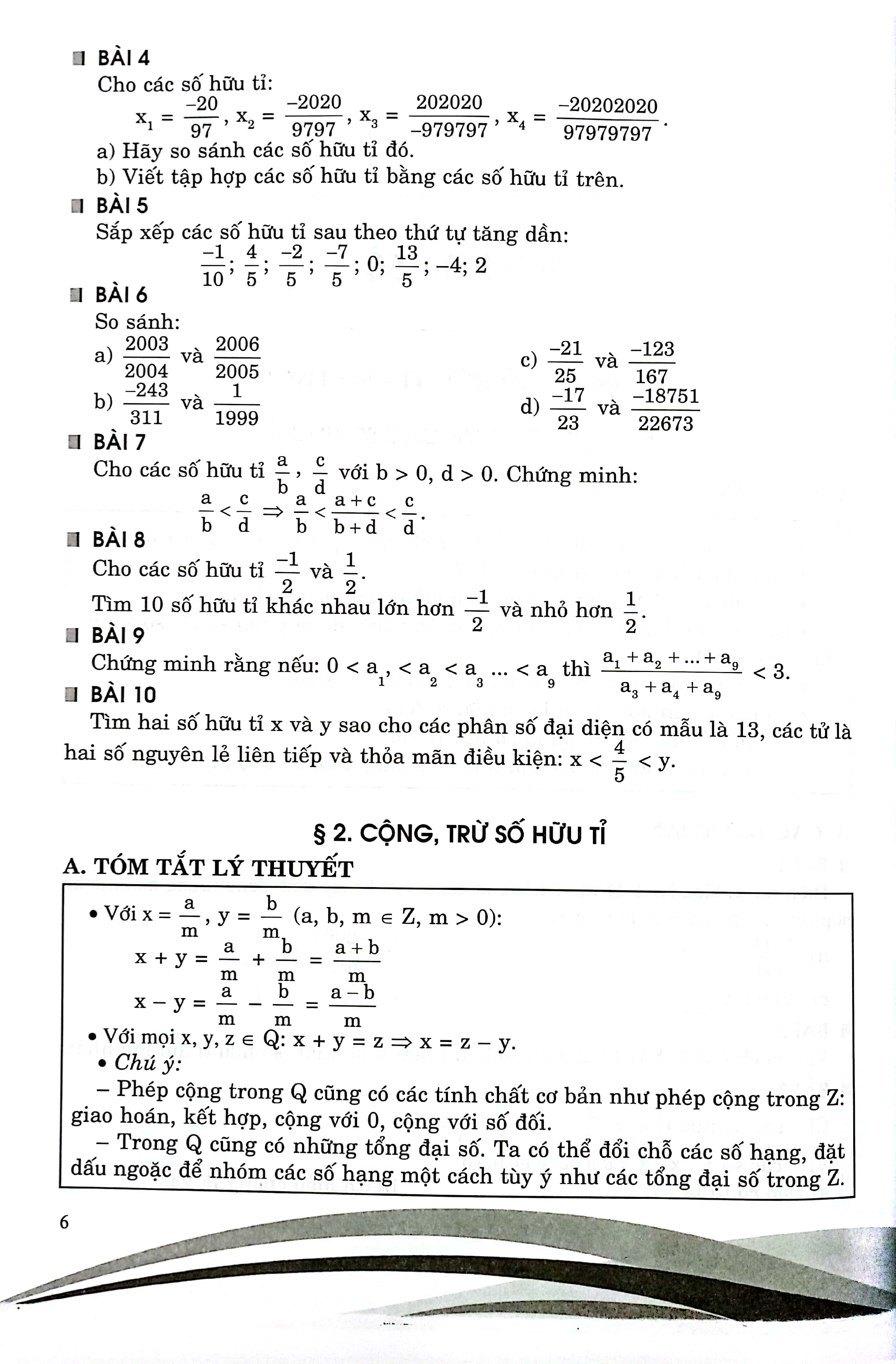 chuyên đề bồi dưỡng toán 7 - đại số (theo chương trình gdpt mới)