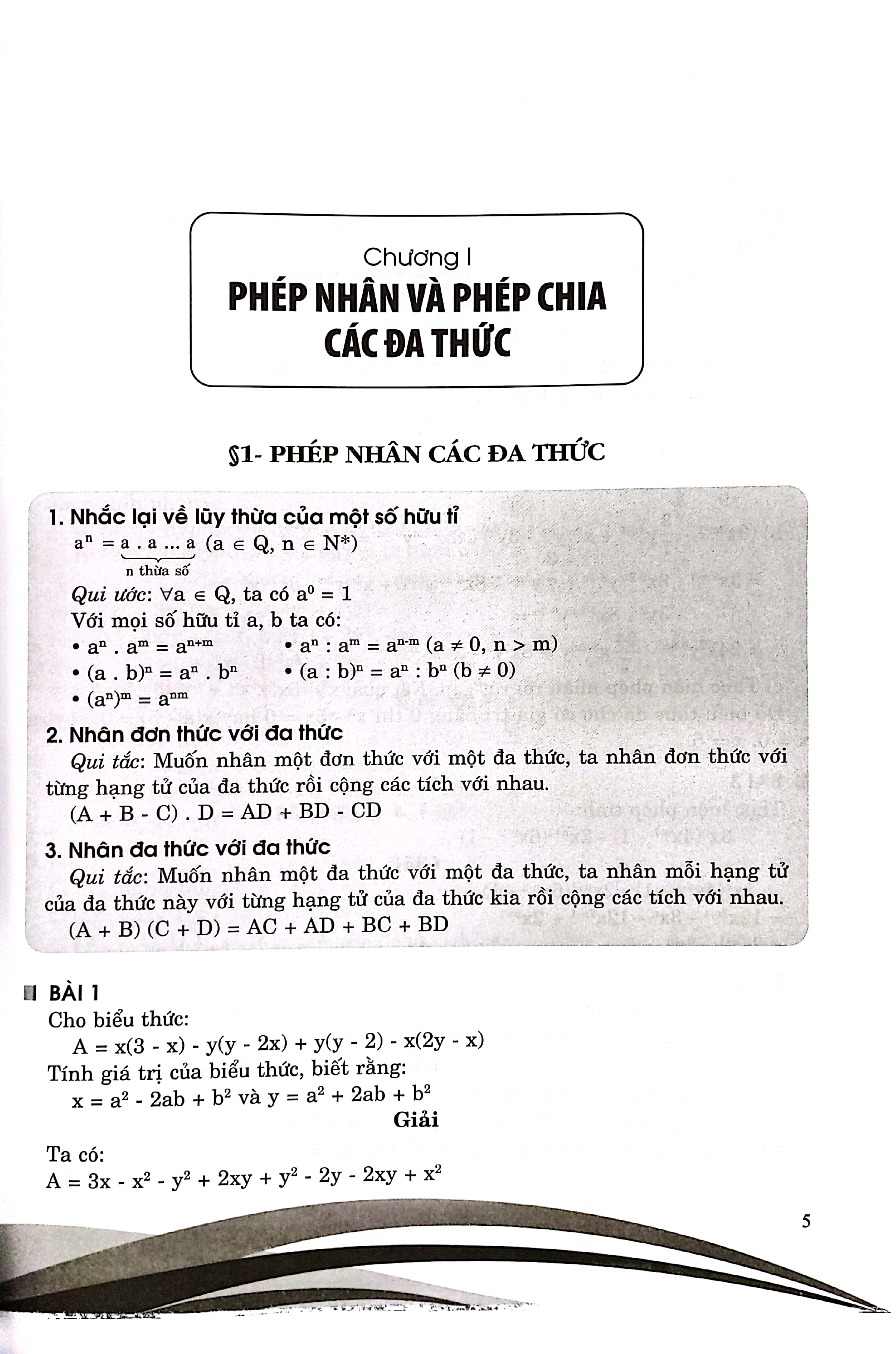 chuyên đề bồi dưỡng toán 8 - đại số (biên soạn theo chương trình giáo dục phổ thông mới dùng chung cho các bộ sgk hiện hành)