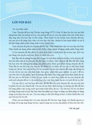 chuyên đề học tập tin học 10 - tin học ứng dụng (cánh diều) (chuẩn)