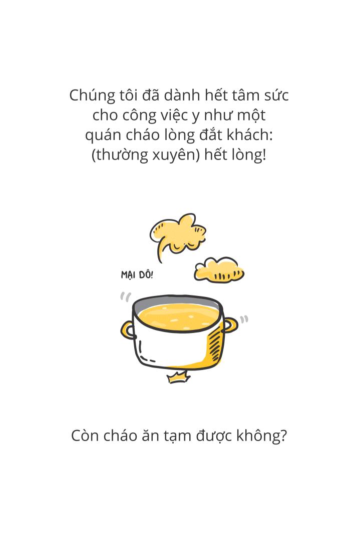 chuyện đi làm hết lòng