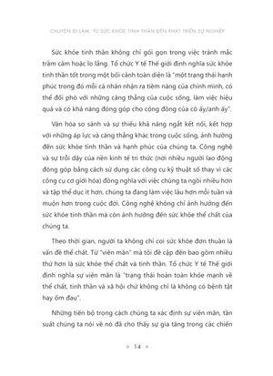 chuyện đi làm: từ sức khỏe tinh thần đến phát triển sự nghiệp