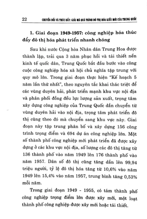 chuyển đổi và thúc đẩy - giải mã quả trình đô thị hóa kiểu mới của trung quốc