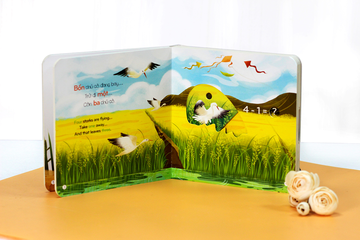 chuyển động đếm số - math slide - phép cộng - addition