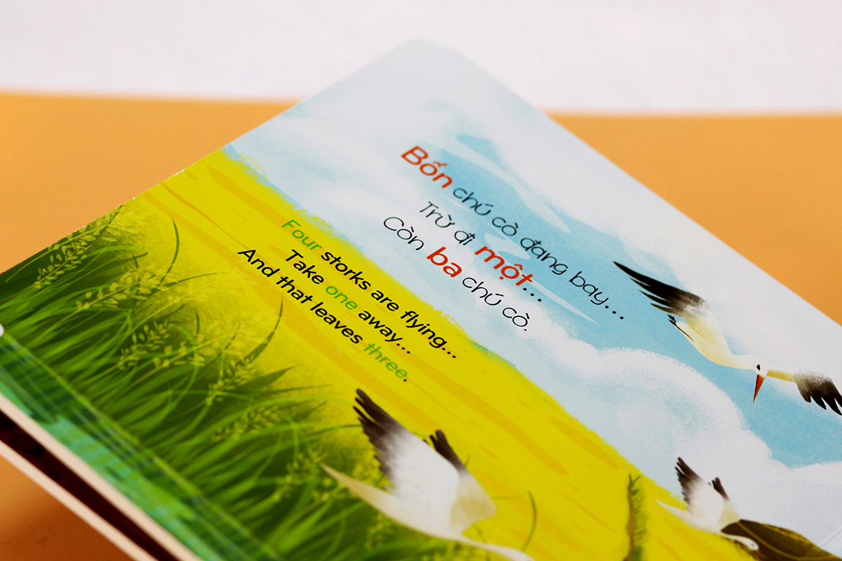 chuyển động đếm số - math slide - phép trừ - subtraction