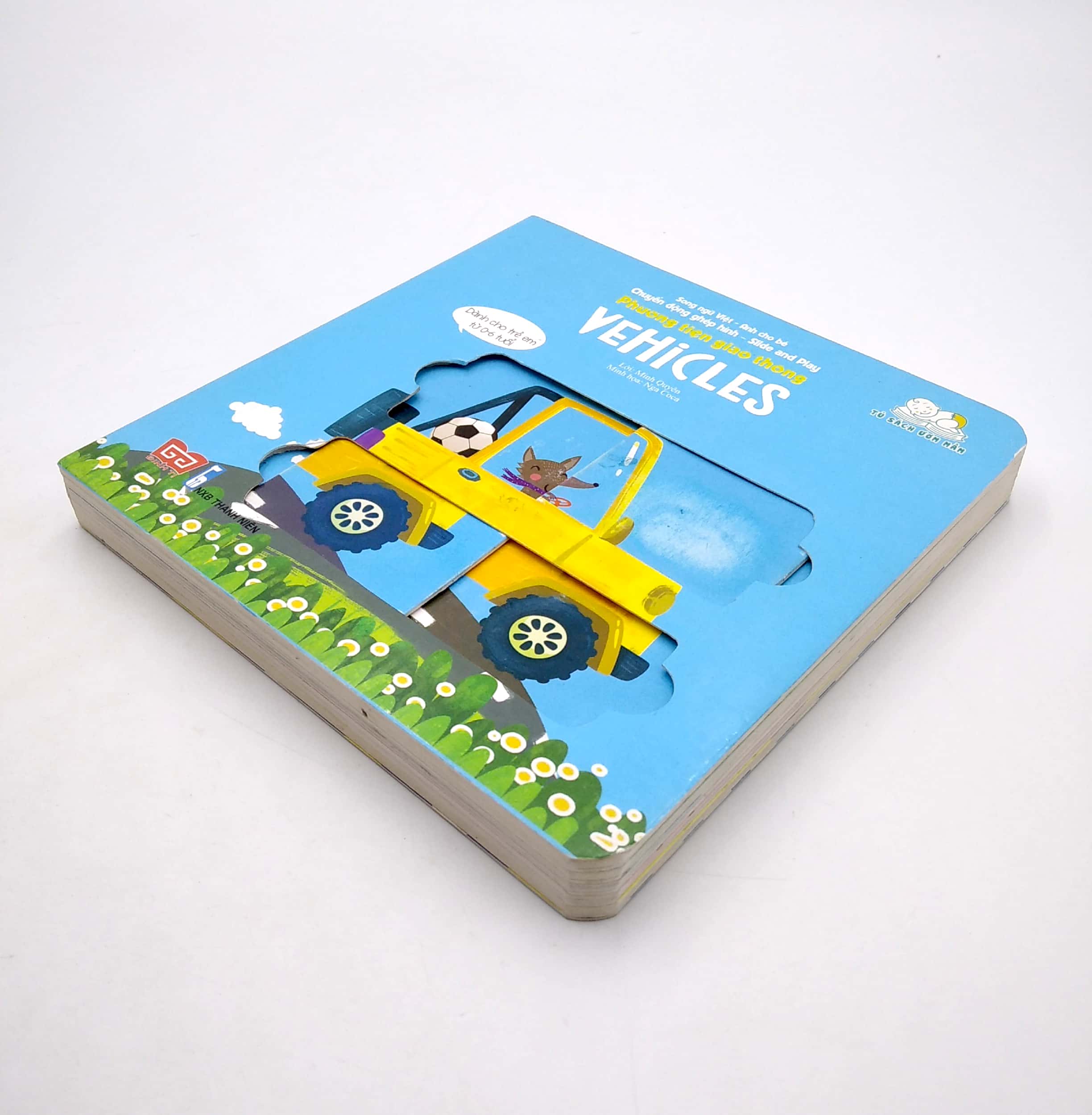 chuyển động ghép hình - slide and play - phương tiện giao thông - vehicles (tái bản 2023)