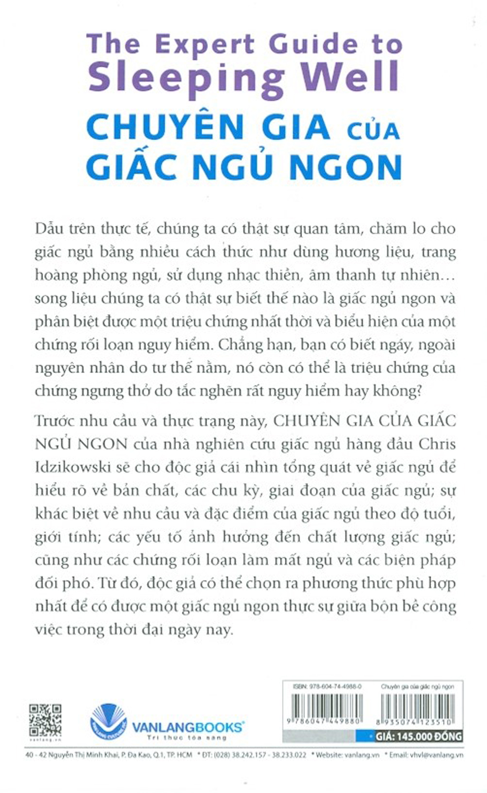 chuyên gia của giấc ngủ ngon