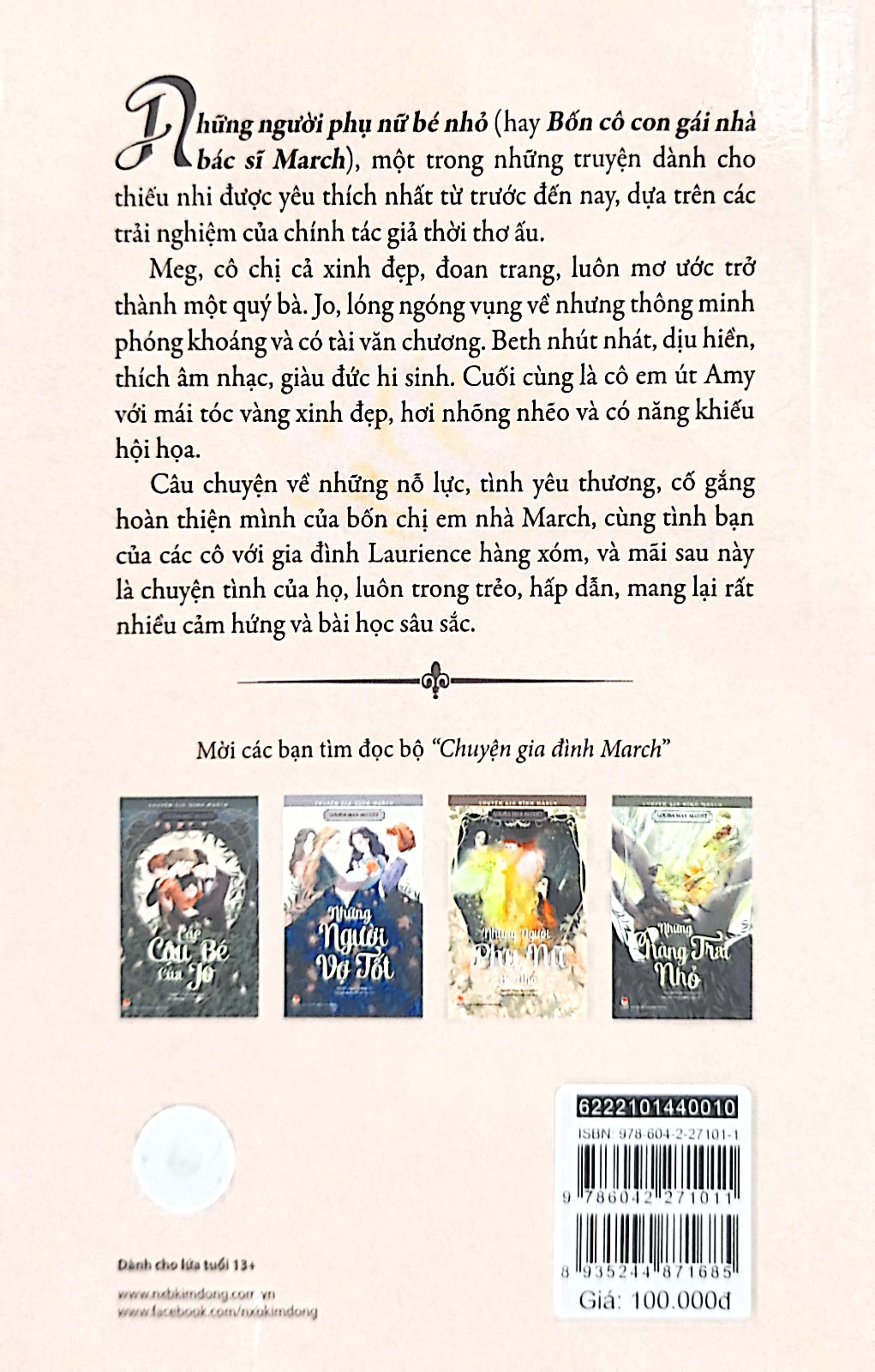 chuyện gia đình march - những người phụ nữ bé nhỏ (tái bản 2022)