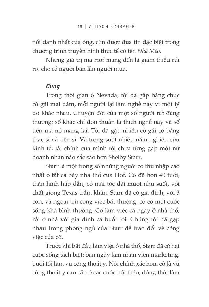 chuyên gia kinh tế bước vào nhà thổ và những nơi không ngờ khác để hiểu về rủi ro