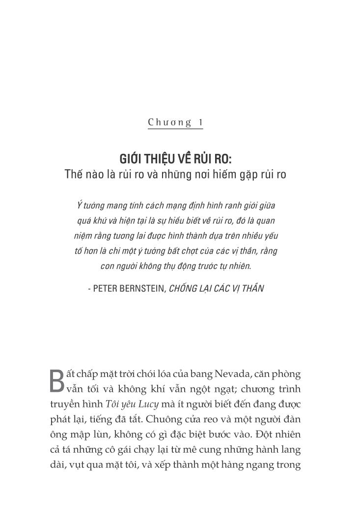 chuyên gia kinh tế bước vào nhà thổ và những nơi không ngờ khác để hiểu về rủi ro