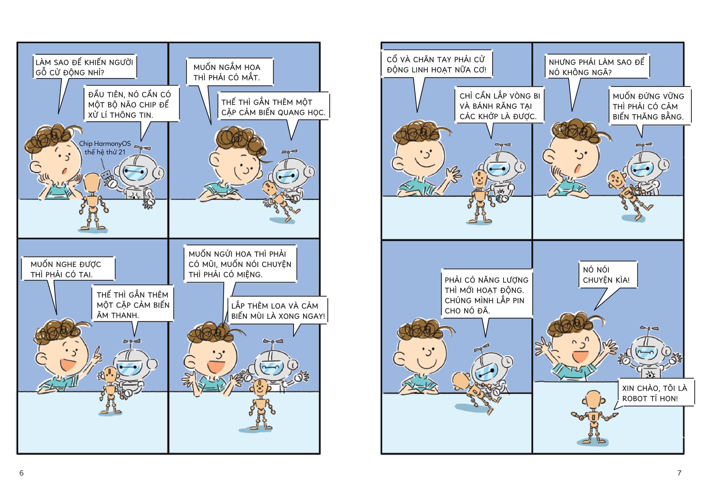 chuyên gia nhí khám phá công nghệ mới - robot